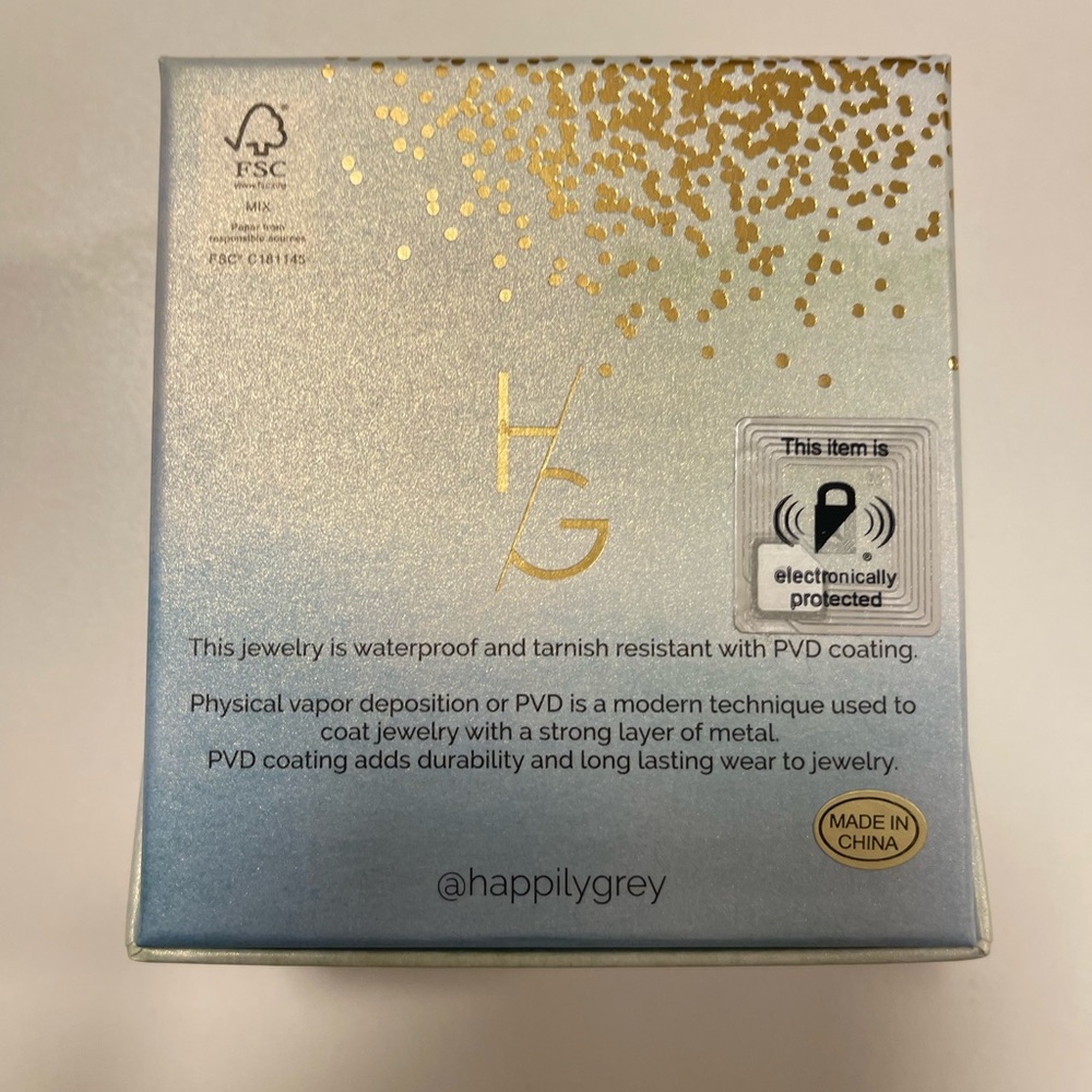 Happily Grey Gold Anklet Set - Picture 4 of 4